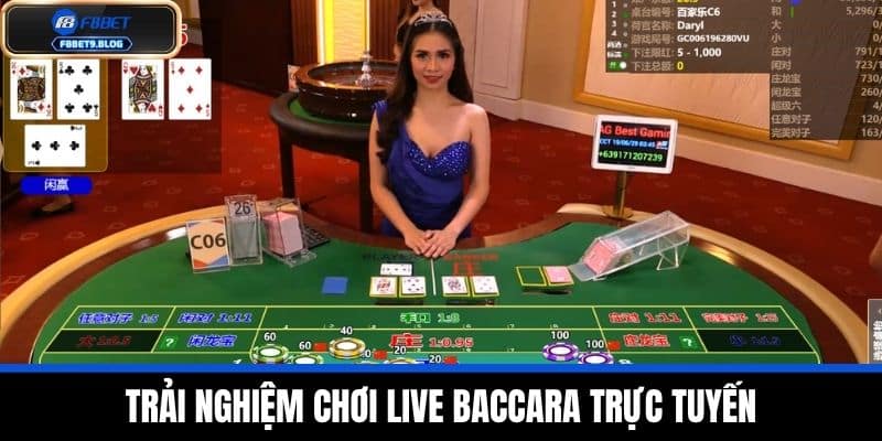 Live Baccarat - Giao Diện Hấp Dẫn, Kích Thích Game Thủ F8bet 3 Trải Nghiệm Chơi Live baccarat Trực Tuyến